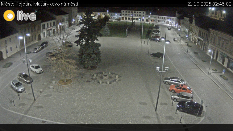 Město Kojetín - Masarykovo náměstí - 21.10.2025 v 02:45 Město Kojetín - Masarykovo náměstí - 21.10.2025 v 02:45