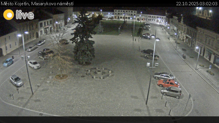 Město Kojetín - Masarykovo náměstí - 22.10.2025 v 03:02 Město Kojetín - Masarykovo náměstí - 22.10.2025 v 03:02