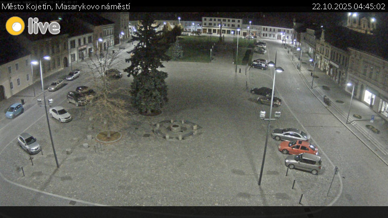 Město Kojetín - Masarykovo náměstí - 22.10.2025 v 04:45 Město Kojetín - Masarykovo náměstí - 22.10.2025 v 04:45