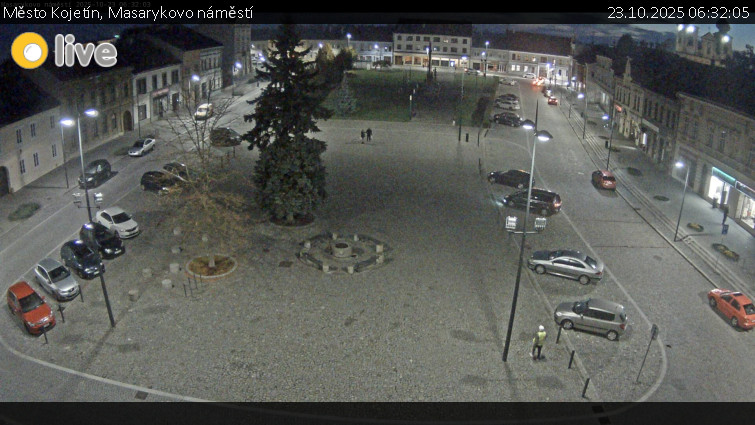 Město Kojetín - Masarykovo náměstí - 23.10.2025 v 06:32 Město Kojetín - Masarykovo náměstí - 23.10.2025 v 06:32