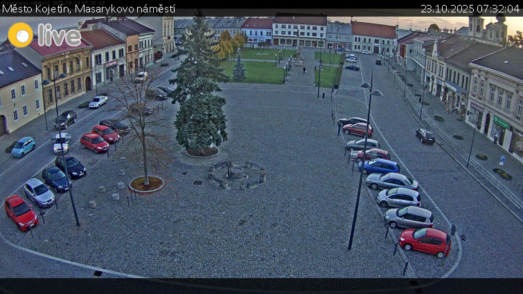 Město Kojetín - Masarykovo náměstí - 23.10.2025 v 07:32 Město Kojetín - Masarykovo náměstí - 23.10.2025 v 07:32