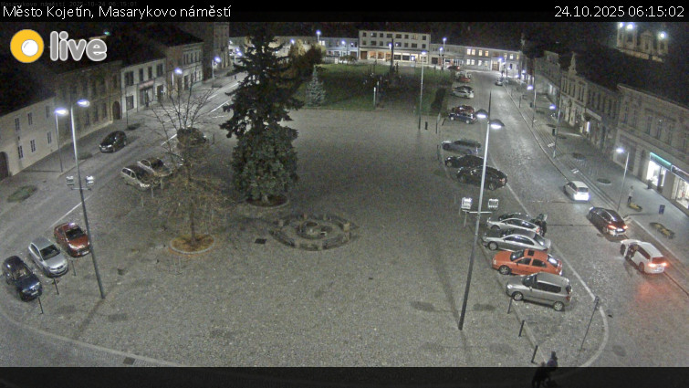 Město Kojetín - Masarykovo náměstí - 24.10.2025 v 06:15 Město Kojetín - Masarykovo náměstí - 24.10.2025 v 06:15