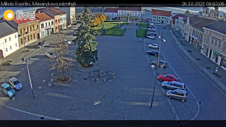 Město Kojetín - Masarykovo náměstí - 26.10.2025 v 08:02 Město Kojetín - Masarykovo náměstí - 26.10.2025 v 08:02