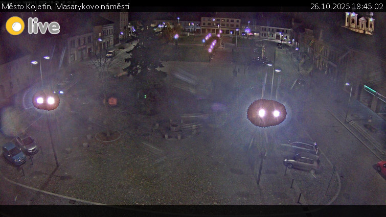 Město Kojetín - Masarykovo náměstí - 26.10.2025 v 18:45 Město Kojetín - Masarykovo náměstí - 26.10.2025 v 18:45