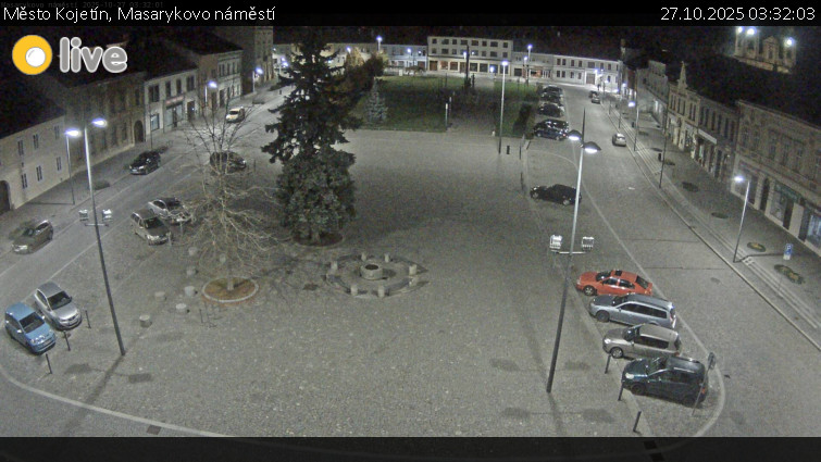 Město Kojetín - Masarykovo náměstí - 27.10.2025 v 03:32 Město Kojetín - Masarykovo náměstí - 27.10.2025 v 03:32
