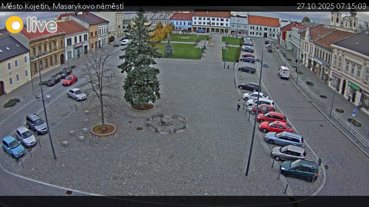 Město Kojetín - Masarykovo náměstí - 27.10.2025 v 07:15 Město Kojetín - Masarykovo náměstí - 27.10.2025 v 07:15