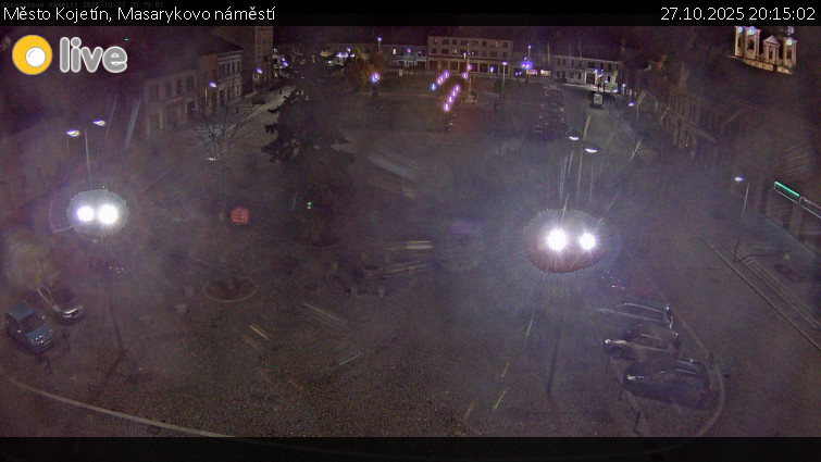 Město Kojetín - Masarykovo náměstí - 27.10.2025 v 20:15 Město Kojetín - Masarykovo náměstí - 27.10.2025 v 20:15