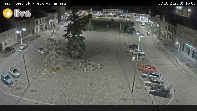Město Kojetín - Masarykovo náměstí - 28.10.2025 v 05:15 Město Kojetín - Masarykovo náměstí - 28.10.2025 v 05:15