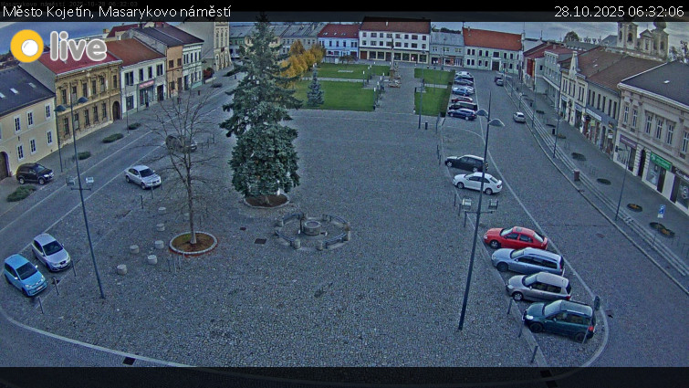 Město Kojetín - Masarykovo náměstí - 28.10.2025 v 06:32 Město Kojetín - Masarykovo náměstí - 28.10.2025 v 06:32