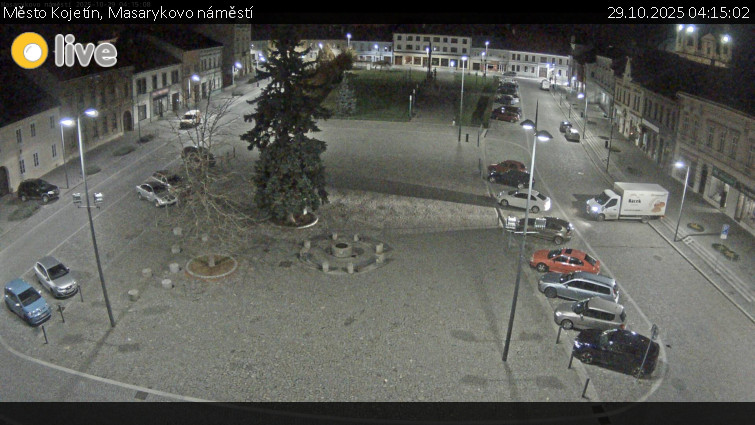 Město Kojetín - Masarykovo náměstí - 29.10.2025 v 04:15 Město Kojetín - Masarykovo náměstí - 29.10.2025 v 04:15