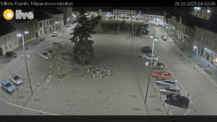 Město Kojetín - Masarykovo náměstí - 29.10.2025 v 04:32 Město Kojetín - Masarykovo náměstí - 29.10.2025 v 04:32