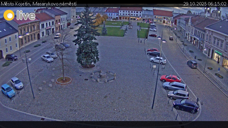Město Kojetín - Masarykovo náměstí - 29.10.2025 v 06:15 Město Kojetín - Masarykovo náměstí - 29.10.2025 v 06:15