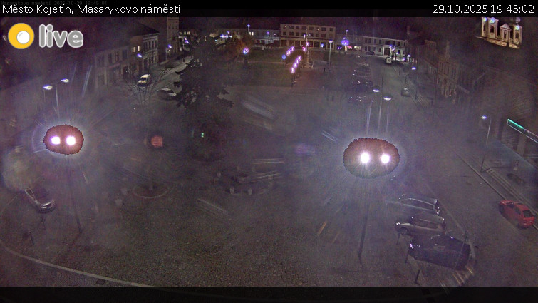 Město Kojetín - Masarykovo náměstí - 29.10.2025 v 19:45 Město Kojetín - Masarykovo náměstí - 29.10.2025 v 19:45