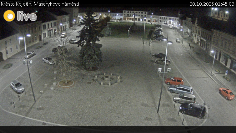 Město Kojetín - Masarykovo náměstí - 30.10.2025 v 01:45 Město Kojetín - Masarykovo náměstí - 30.10.2025 v 01:45