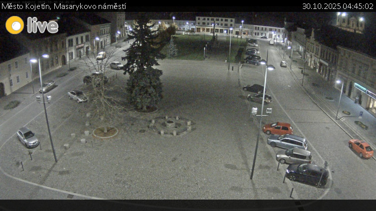 Město Kojetín - Masarykovo náměstí - 30.10.2025 v 04:45 Město Kojetín - Masarykovo náměstí - 30.10.2025 v 04:45