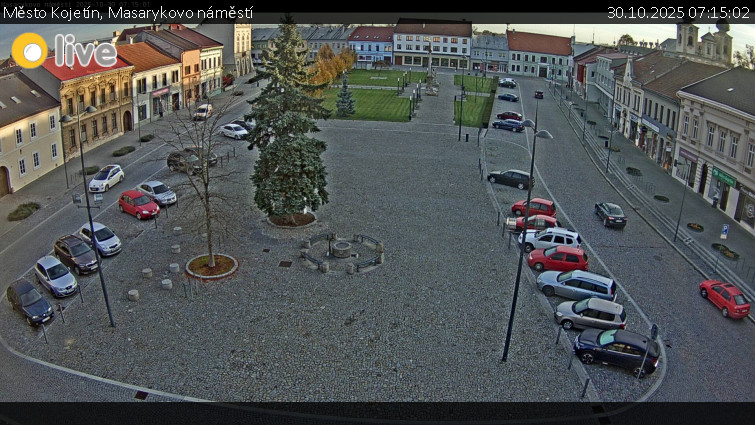 Město Kojetín - Masarykovo náměstí - 30.10.2025 v 07:15 Město Kojetín - Masarykovo náměstí - 30.10.2025 v 07:15