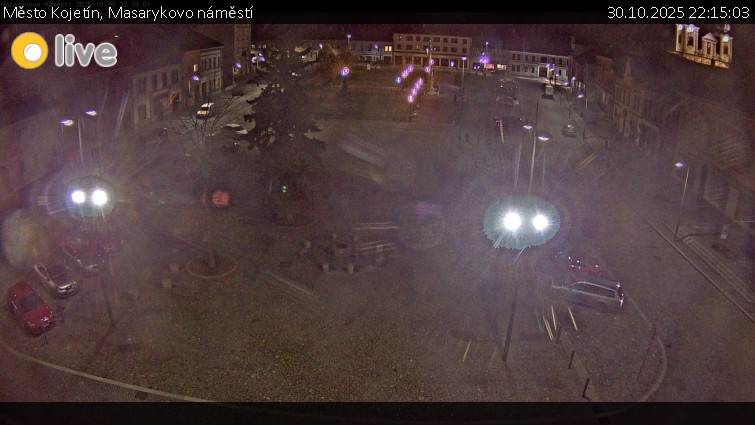 Město Kojetín - Masarykovo náměstí - 30.10.2025 v 22:15 Město Kojetín - Masarykovo náměstí - 30.10.2025 v 22:15