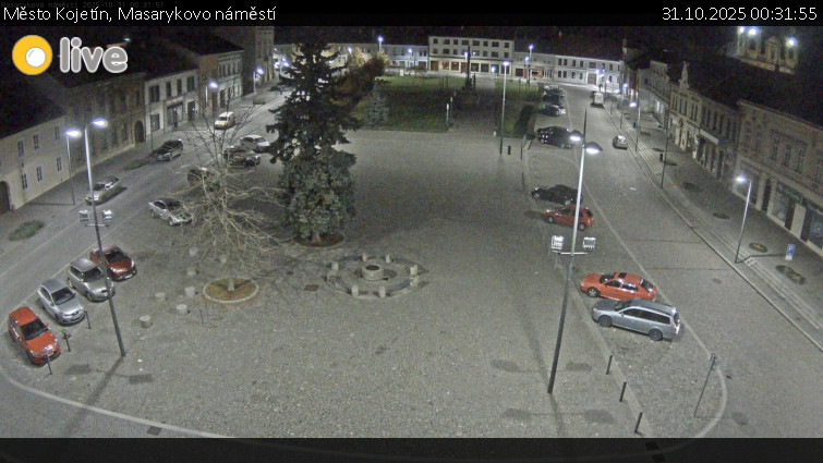 Město Kojetín - Masarykovo náměstí - 31.10.2025 v 00:31 Město Kojetín - Masarykovo náměstí - 31.10.2025 v 00:31