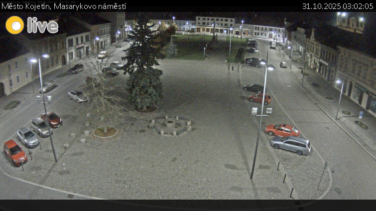Město Kojetín - Masarykovo náměstí - 31.10.2025 v 03:02 Město Kojetín - Masarykovo náměstí - 31.10.2025 v 03:02