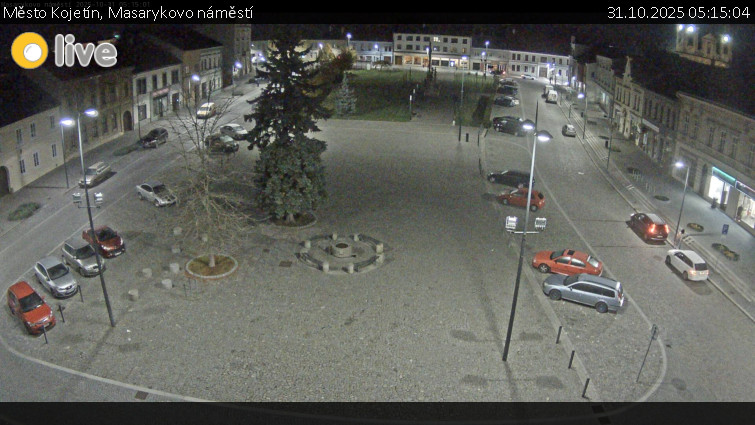 Město Kojetín - Masarykovo náměstí - 31.10.2025 v 05:15 Město Kojetín - Masarykovo náměstí - 31.10.2025 v 05:15