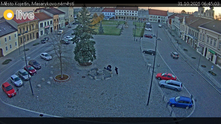 Město Kojetín - Masarykovo náměstí - 31.10.2025 v 06:45 Město Kojetín - Masarykovo náměstí - 31.10.2025 v 06:45