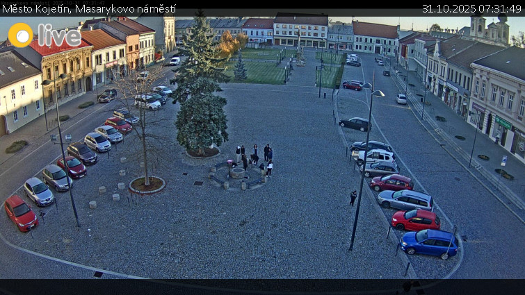 Město Kojetín - Masarykovo náměstí - 31.10.2025 v 07:31 Město Kojetín - Masarykovo náměstí - 31.10.2025 v 07:31