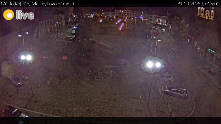 Město Kojetín - Masarykovo náměstí - 31.10.2025 v 17:15 Město Kojetín - Masarykovo náměstí - 31.10.2025 v 17:15