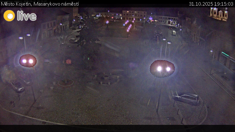 Město Kojetín - Masarykovo náměstí - 31.10.2025 v 19:15 Město Kojetín - Masarykovo náměstí - 31.10.2025 v 19:15