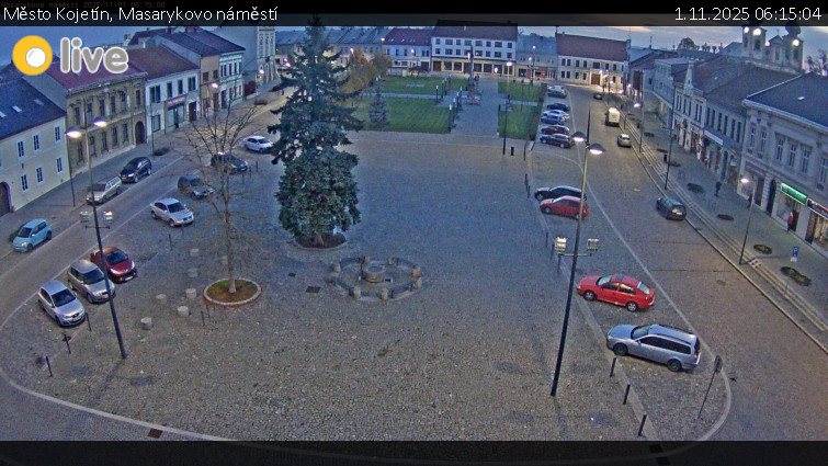 Město Kojetín - Masarykovo náměstí - 1.11.2025 v 06:15 Město Kojetín - Masarykovo náměstí - 1.11.2025 v 06:15
