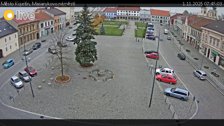 Město Kojetín - Masarykovo náměstí - 1.11.2025 v 07:45 Město Kojetín - Masarykovo náměstí - 1.11.2025 v 07:45