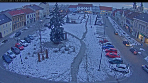 Město Kojetín - Masarykovo náměstí - 7.1.2026 v 07:32 Město Kojetín - Masarykovo náměstí - 7.1.2026 v 07:32