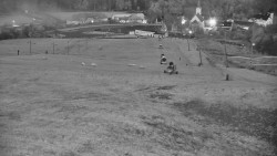 Horní část sjezdovky skiareálu Hlubočky