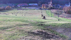 Horní část sjezdovky skiareálu Hlubočky