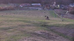 Horní část sjezdovky skiareálu Hlubočky