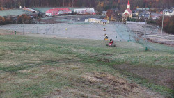 Horní část sjezdovky skiareálu Hlubočky