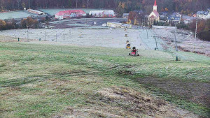 Skiareál Hlubočky - Horní část sjezdovky skiareálu Hlubočky - 31.10.2025 v 06:50 Skiareál Hlubočky - Horní část sjezdovky skiareálu Hlubočky - 31.10.2025 v 06:50