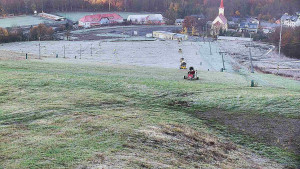 Skiareál Hlubočky - Horní část sjezdovky skiareálu Hlubočky - 31.10.2025 v 07:20 Skiareál Hlubočky - Horní část sjezdovky skiareálu Hlubočky - 31.10.2025 v 07:20