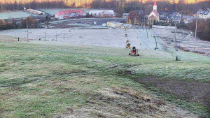 Skiareál Hlubočky - Horní část sjezdovky skiareálu Hlubočky - 31.10.2025 v 07:25 Skiareál Hlubočky - Horní část sjezdovky skiareálu Hlubočky - 31.10.2025 v 07:25