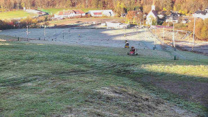 Skiareál Hlubočky - Horní část sjezdovky skiareálu Hlubočky - 31.10.2025 v 08:05 Skiareál Hlubočky - Horní část sjezdovky skiareálu Hlubočky - 31.10.2025 v 08:05