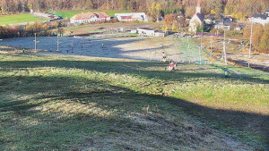 Skiareál Hlubočky - Horní část sjezdovky skiareálu Hlubočky - 31.10.2025 v 08:15 Skiareál Hlubočky - Horní část sjezdovky skiareálu Hlubočky - 31.10.2025 v 08:15