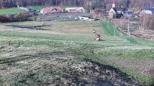 Skiareál Hlubočky - Horní část sjezdovky skiareálu Hlubočky - 31.10.2025 v 09:05 Skiareál Hlubočky - Horní část sjezdovky skiareálu Hlubočky - 31.10.2025 v 09:05