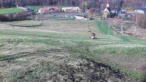 Skiareál Hlubočky - Horní část sjezdovky skiareálu Hlubočky - 31.10.2025 v 09:25 Skiareál Hlubočky - Horní část sjezdovky skiareálu Hlubočky - 31.10.2025 v 09:25