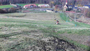 Skiareál Hlubočky - Horní část sjezdovky skiareálu Hlubočky - 31.10.2025 v 09:30 Skiareál Hlubočky - Horní část sjezdovky skiareálu Hlubočky - 31.10.2025 v 09:30