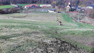 Skiareál Hlubočky - Horní část sjezdovky skiareálu Hlubočky - 31.10.2025 v 09:45 Skiareál Hlubočky - Horní část sjezdovky skiareálu Hlubočky - 31.10.2025 v 09:45