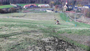Skiareál Hlubočky - Horní část sjezdovky skiareálu Hlubočky - 31.10.2025 v 09:50 Skiareál Hlubočky - Horní část sjezdovky skiareálu Hlubočky - 31.10.2025 v 09:50