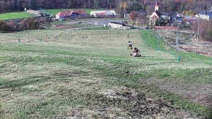 Skiareál Hlubočky - Horní část sjezdovky skiareálu Hlubočky - 31.10.2025 v 10:55 Skiareál Hlubočky - Horní část sjezdovky skiareálu Hlubočky - 31.10.2025 v 10:55