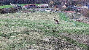 Skiareál Hlubočky - Horní část sjezdovky skiareálu Hlubočky - 31.10.2025 v 11:05 Skiareál Hlubočky - Horní část sjezdovky skiareálu Hlubočky - 31.10.2025 v 11:05