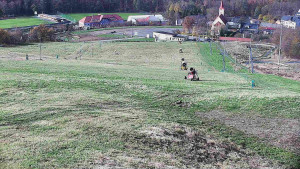 Skiareál Hlubočky - Horní část sjezdovky skiareálu Hlubočky - 31.10.2025 v 11:35 Skiareál Hlubočky - Horní část sjezdovky skiareálu Hlubočky - 31.10.2025 v 11:35