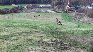 Skiareál Hlubočky - Horní část sjezdovky skiareálu Hlubočky - 31.10.2025 v 11:45 Skiareál Hlubočky - Horní část sjezdovky skiareálu Hlubočky - 31.10.2025 v 11:45