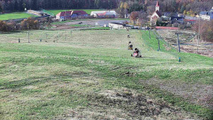 Skiareál Hlubočky - Horní část sjezdovky skiareálu Hlubočky - 31.10.2025 v 12:10 Skiareál Hlubočky - Horní část sjezdovky skiareálu Hlubočky - 31.10.2025 v 12:10